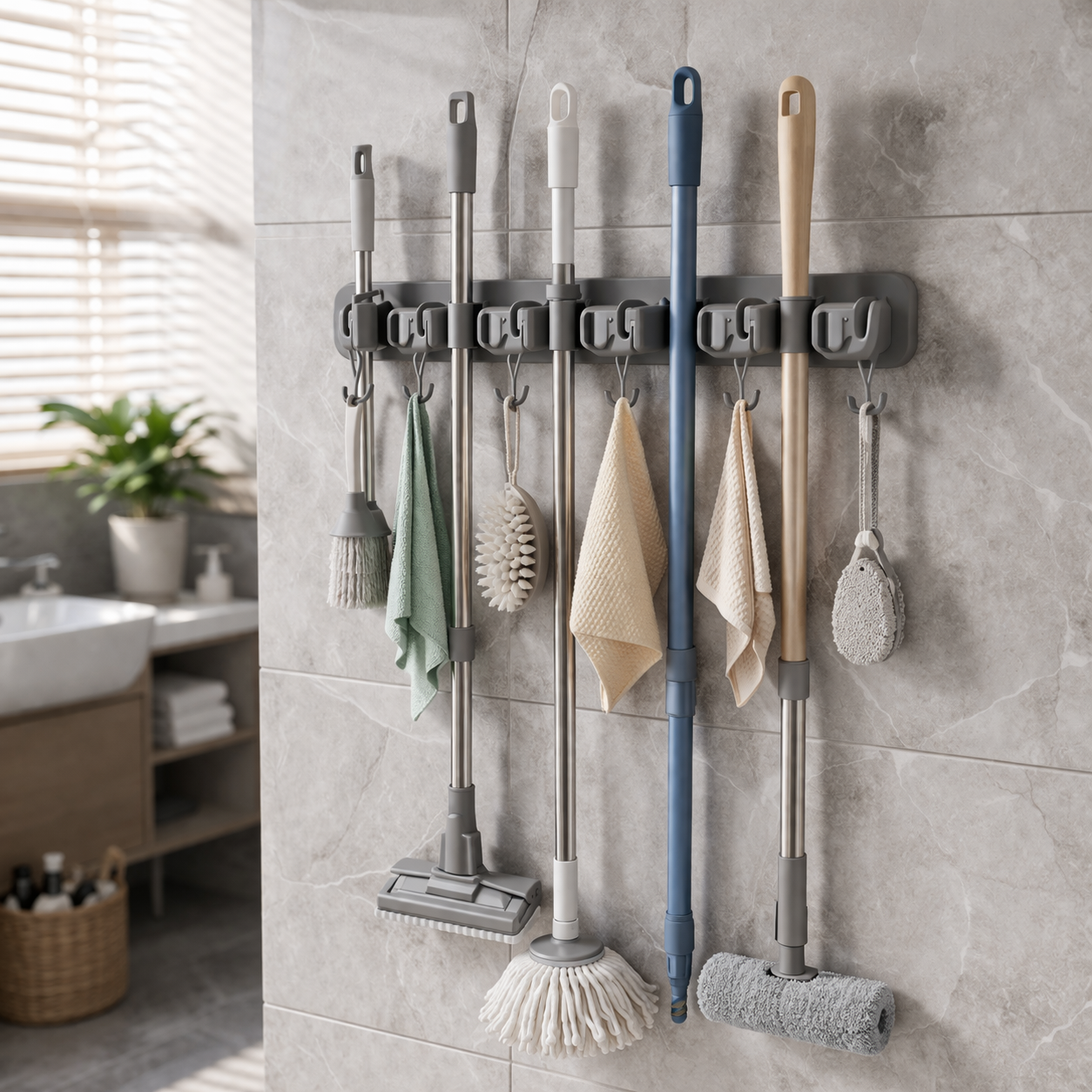 WallMounted Mop Holder