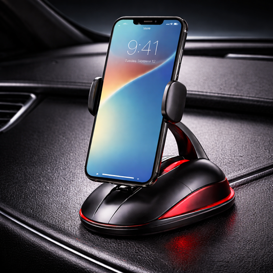 Rotating Car Phone Holder Mouse Shape