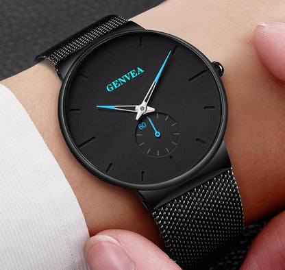 Mens Watch Quartz Stainless Steel Brand